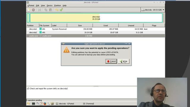Как выполнить проверку файловой системы? Как изменить размер диска?  Как создать раздел? Zomro