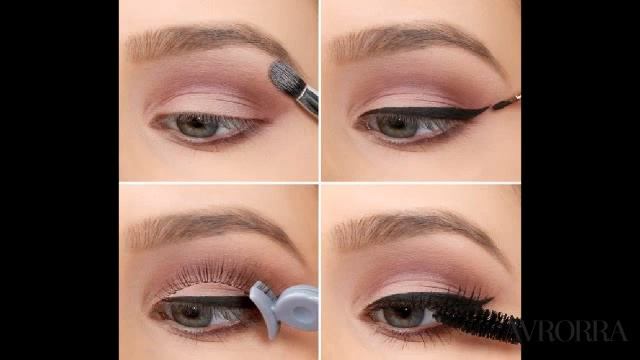 Красивый макияж для голубых глаз — Повседневный и вечерний образ смотреть онлайн