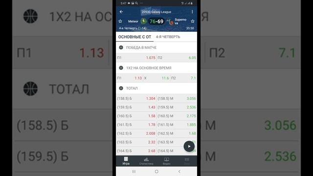 СТАВКИ НА СПОРТ,СТРАТЕГИЯ ИНДИВИДУАЛЬНЫЙ ТОТАЛ БОЛЬШЕ!!!??? смотреть онлайн
