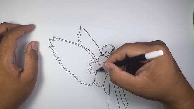 How to draw ANGEL WINGS in 5 minutes смотреть онлайн