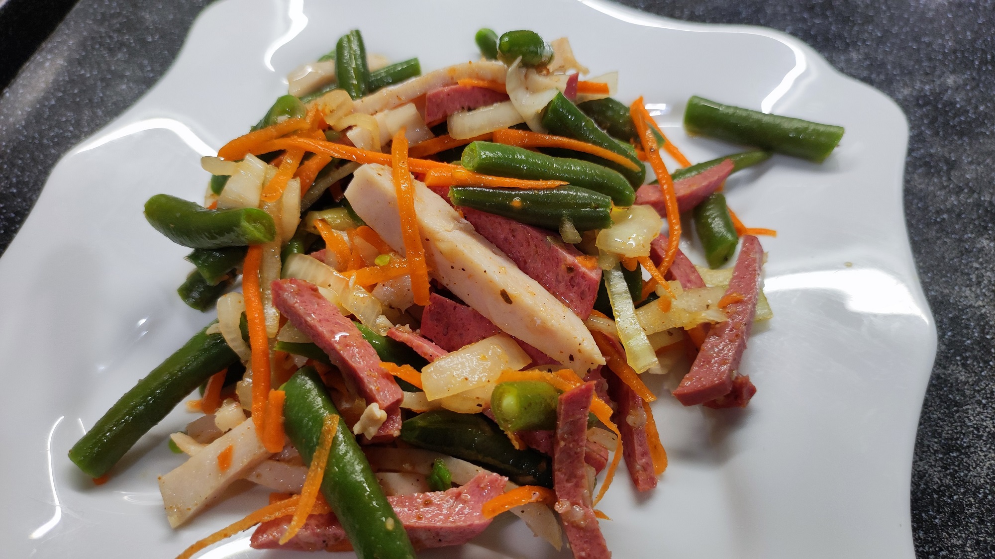 ПРОСТОЙ САЛАТ ИЗ Стручковой Фасоли, Быстрый и Вкусный салат за 5 минут смотреть онлайн