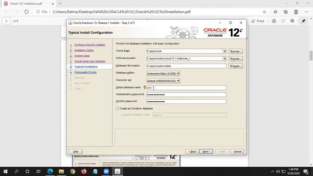 Complete Installation of Oracle 12C смотреть онлайн