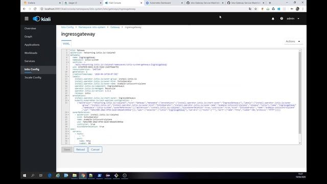 Kubernetes Istio Service Mesh: gateway and virtualservice смотреть онлайн