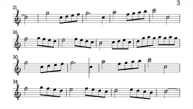 A Lover's Concerto Flute Violin Sheet Music Backing Track Play Along Partitura