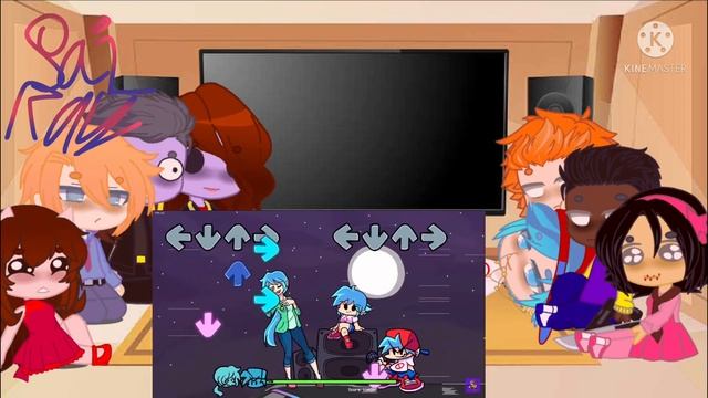 Friday Night Funkin’ Reacts To Boyfriend’s Family//MY AU//Sai_Ray Gacha смотреть онлайн