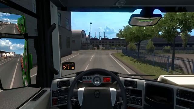 Renault Magnum Midlift - Transporting Concrete Stairs - Euro Truck Simulator 2 смотреть онлайн