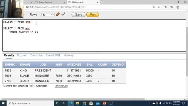 Lecture 2.18 | DBMS | SQL | ROWNUM command in SQL | Dr. Pushpa Choudhary смотреть онлайн