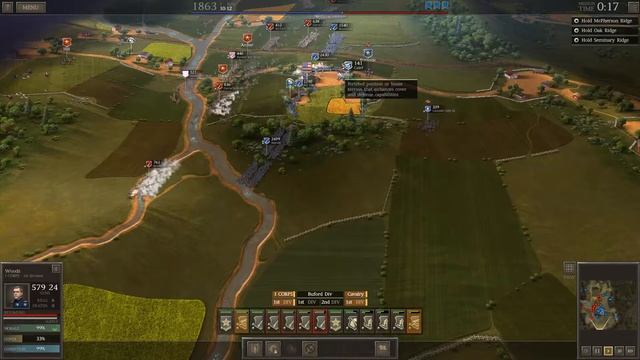 Lets Play: Ultimate General Civil War | Union Campaign | Gettysburg P1 смотреть онлайн