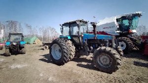 Ставим спарку на трактор МТЗ-1221