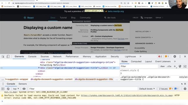 Handle Hidden Auto Suggestions Drop Down Or Search using DOM Debugger Trick смотреть онлайн