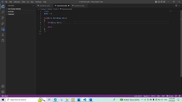 How to display/echo Christmas Tree using For loop in PHP (Step by step explanation) смотреть онлайн