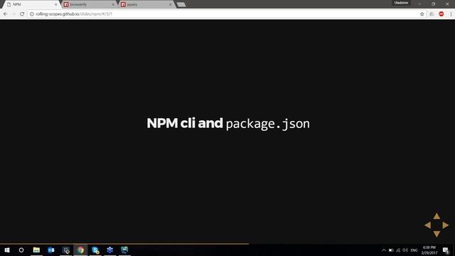 RS School: CommonJS and NPM смотреть онлайн
