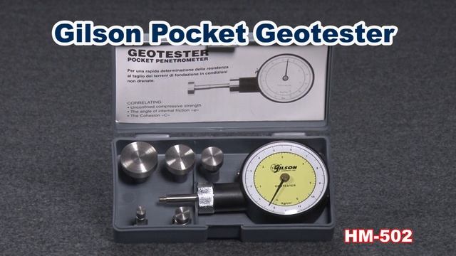 Gilson Soil Penetrometers смотреть онлайн