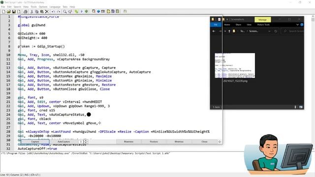 [Juho's Random AutoHotkey Stuff #10] Auto Screenshot Taker смотреть онлайн