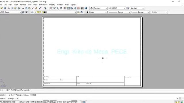 page set up viewports using autocad 2007 смотреть онлайн