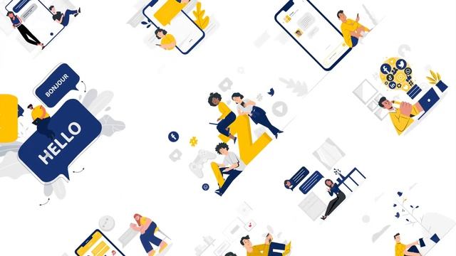 Social Media Lottie Animation Json Form смотреть онлайн