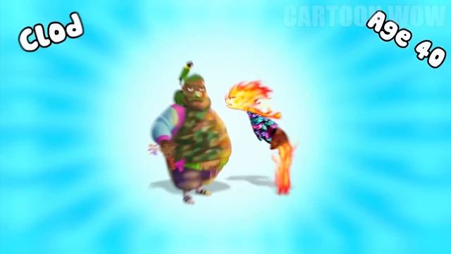 Elemental Growing Up Compilation | Cartoon Wow смотреть онлайн