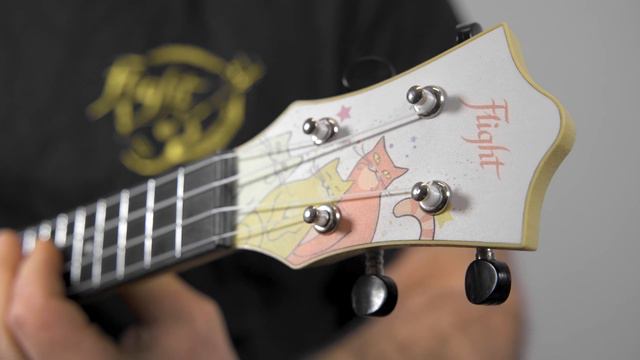 Flight TUC-KITTY Concert Ukulele Sound Demo смотреть онлайн