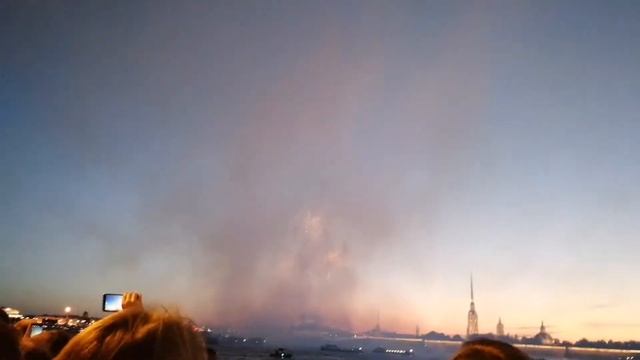 Салют в Санкт-Петербурге на День ВМФ смотреть онлайн