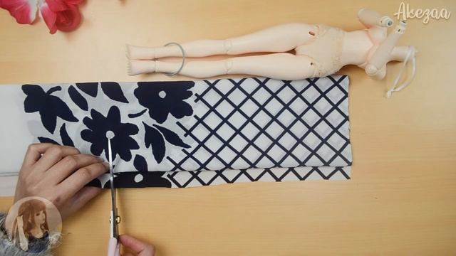 BJD Doll Hijab Dress Tutorial / DIY Barbie Dress / Cara Membuat Dress Lebaran Boneka BJD/ Boneka BJ смотреть онлайн