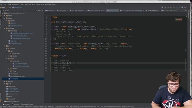 REST API, Symfony #20 смотреть онлайн