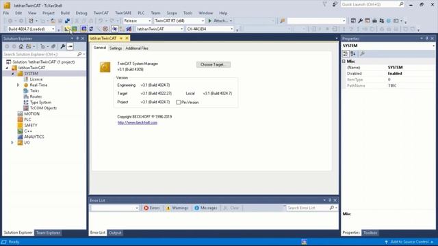 TwinCAT Tutorial I Episode 4 - Connect to Beckhoff Controller and IO смотреть онлайн