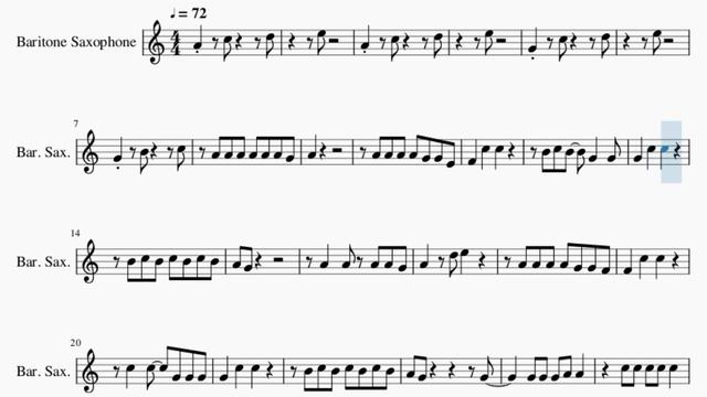 SUPER EASY Baritone Sax Sheet Music: How to play Shivers by Ed Sheeran смотреть онлайн