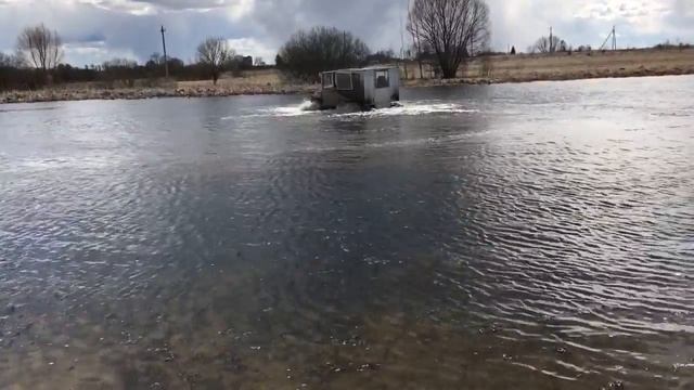 Вездеход ПРИЗРАК испытания на воде смотреть онлайн