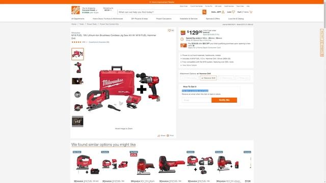 Home Depot HUGE Special Buys Of Day Milwaukee, Ryobi, BOGOS! смотреть онлайн
