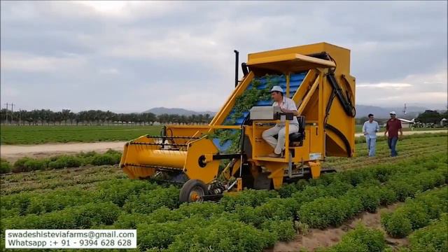 Stevia Harvester with Bunker смотреть онлайн