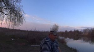рыбалка В ст. Бессергеневской на тёплом канале 12 04 19 третья часть