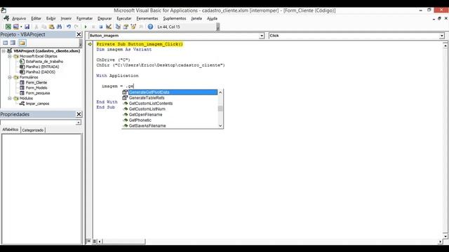 17 Cadastro Completo de Clientes com Foto com VBA no Excel Incluindo Foto Parte 01 смотреть онлайн
