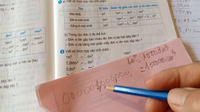 Ôn tập toán lớp 5. Ôn tập về đo thể tích смотреть онлайн