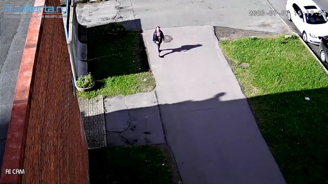 Пример записи Уличная поворотная WIFI камера с 5X зумом 2Мп PS-WPN5X20HD