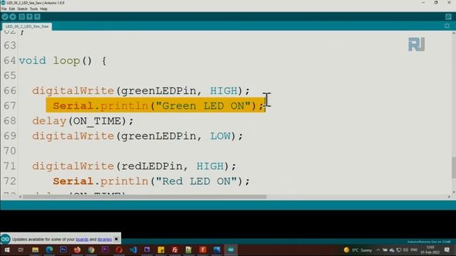 Lesson 98: Arduino 10 LED Push button Projects, Potentiometer LED Voltmeter and Traffic Light смотреть онлайн