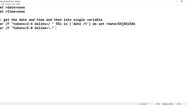 Backup and restore files automatically with a batch file смотреть онлайн
