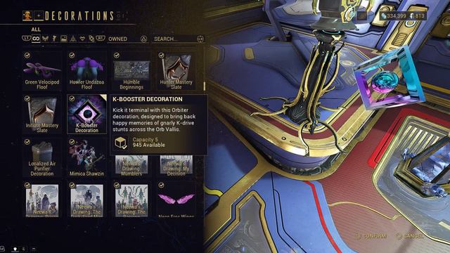 Warframe Place 1 Decoration in Your Orbiter смотреть онлайн