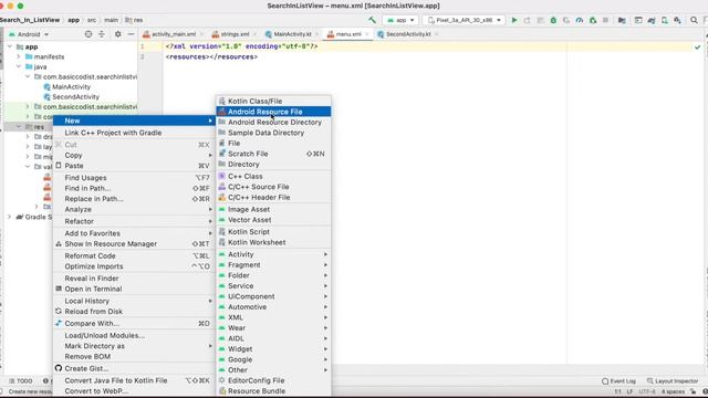 SearchView implementation in ListView using Kotlin in Android Studio смотреть онлайн