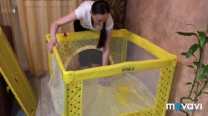 Собираем манеж babyton