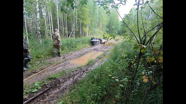 РМ 500-2 русская механика! рыбалка на озере, бездорожье на квадрике! смотреть онлайн