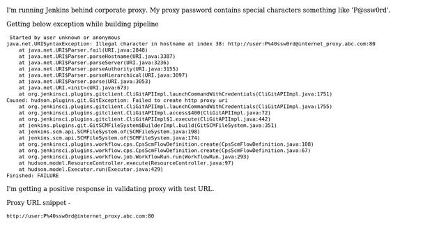 DevOps & SysAdmins: Jenkins behind proxy - illegal character in proxy url смотреть онлайн