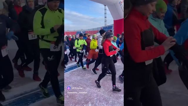 Рождество в Красноярске бежим 21,1 км смотреть онлайн