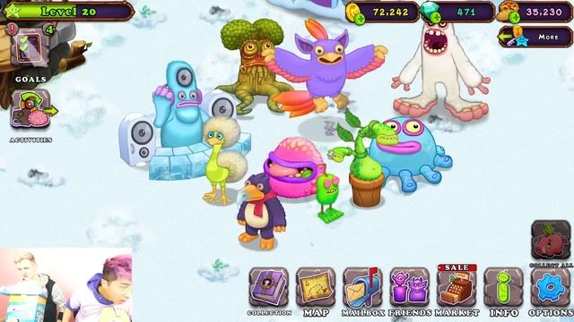 Unlocking MY SINGING MONSTERS COLD ISLAND *FULL SONG*!? (ALL MONSTERS UNLOCKED!) смотреть онлайн