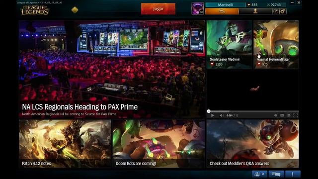 Novo Launcher do League of Legends!! смотреть онлайн