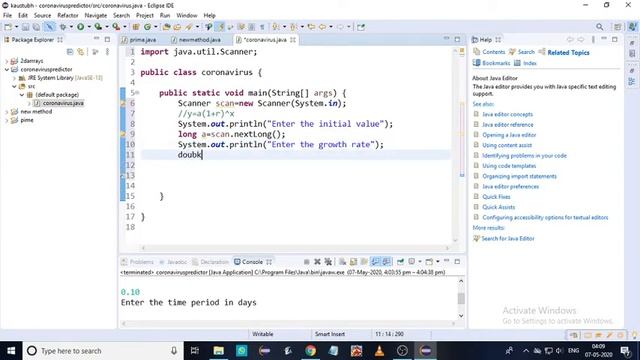 CORONA VIRUS PREDICTOR IN JAVA смотреть онлайн
