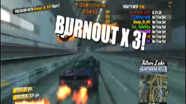 Burnout Paradise Evans BLVD 11:23 PS3 смотреть онлайн