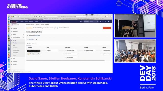 Dev Day 2018 Berlin - Openstack, Kubernetes & Gitlab - Talk by David, Konstantin & Steffen смотреть онлайн