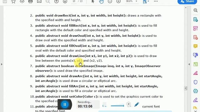 CS309 DRAWING LINES, ARC, RECTANGLE, AND OVAL USING JAVA APPLETS BY RAVI KUMAR GPC DUNGARPUR смотреть онлайн