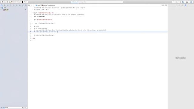 IOS Swift : Solve Terminal Issue can't install pod 'Firebase/Firestore' & 'FirebaseFirestoreSwift' смотреть онлайн