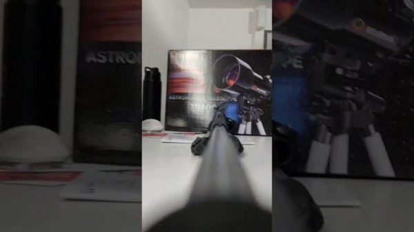 Moon in June with an Astronomical Telescope Belona 70400